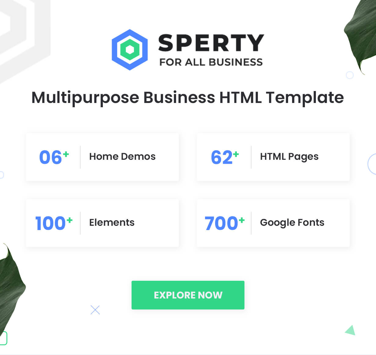 Sperty - Multipurpose Business HTML Template